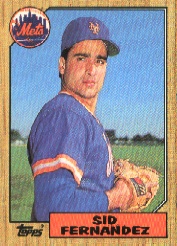 1987 Topps Baseball Cards      570     Sid Fernandez